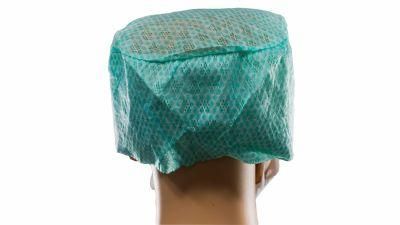 Multicoloured Disposable Anti-Slip Non Woven Cap Doctor Cap with Elastic