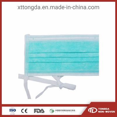 3ply Tie-on Non-Woven Disposable Face Mask