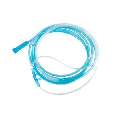 Medical Disposable 2m 1.8m Adult PVC Nasal Oxygen Tubes Cannula with CE&ISO