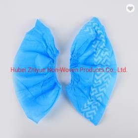 100PCS Packed CPE Shoecover/Nonwoven Printing Protective Shoecover/PE Plastic Shoecover/Medical Supply PP Disposable Printing Shoecover
