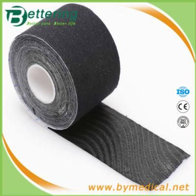 Gymnastic Elastic Cotton Sports Muscle Tape Black Colour