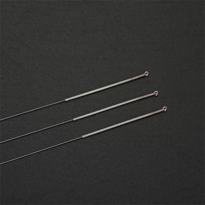 Manufacturer Hot Selling Single Use Sterile Alloy Handle Acupuncture Needles with Aluminum Foil Packing
