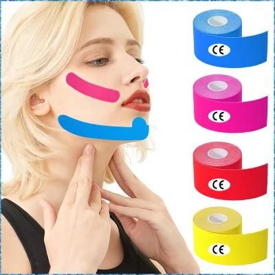 Medical Grade Acrylic Glue Athletic Cotton Waterproof Kinesiology Tape with TUV Rheinland CE FDA Certified