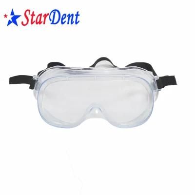 Anti-Splash Anti Dust Fog Safety Glasses Transparent Eye Protection Goggles in Stock