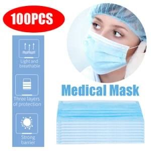 Medical Disposable 3 Ply Surgical Face Mask