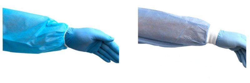 Disposable Protective Clothing, PP Medical Isolation Gowns Elastic and Knitted Cuffs