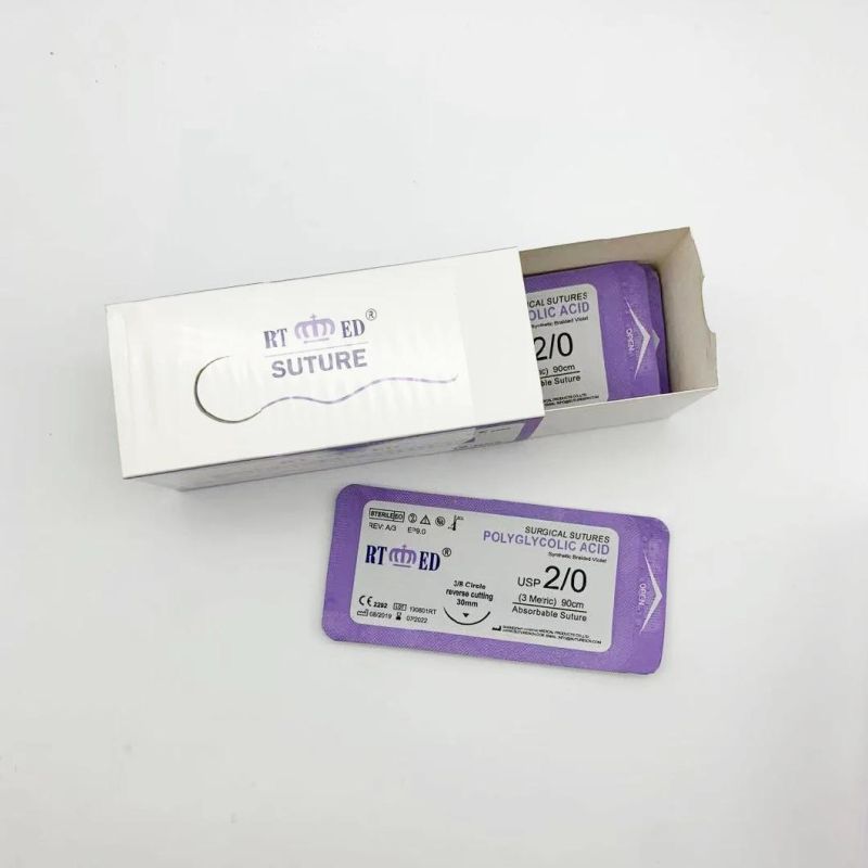 PGA Absorbable Surgical Suture with Needle--Shandong Haidike Medical Products