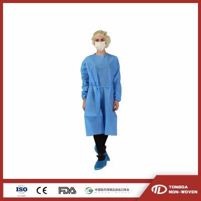 AAMI PB70 Level 3 Isolation Gown, SMS, Yellow Disposable Isolation Gown Sterile/Non-Sterile
