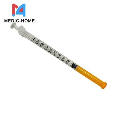 1ml Medical Disposable Syringe with Needle for Vaccine Injection Low Dead Space