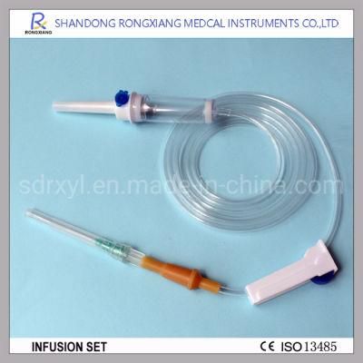 Disposable Medical Infusion Set I. V Set with Needle for Single Use