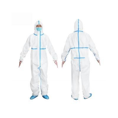Disposable Medical Protective Suit Made in China Protection Clothing Full Body Isolation Gown Clothing Non Sterile for Hospital