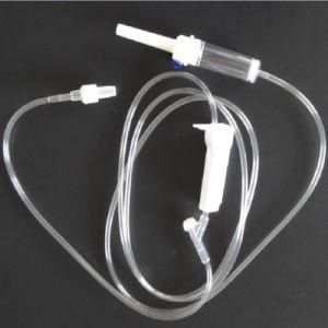 Medical Devices Disposable Infusion Set Ce ISO Steril IV Giving Set with Syringe Needle Low Price Y Site