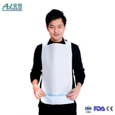 Disposable Medical Usage Plastic Bib for Patients