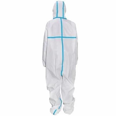 Type 4/5/6 Waterproof SMS Surgical Wholesale Prevent Virus Invasion Hospital Gown with Factory Price