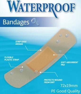 Factory Dircetly 72X19mm Adhesive Bandage Wound Plaster Band Aid