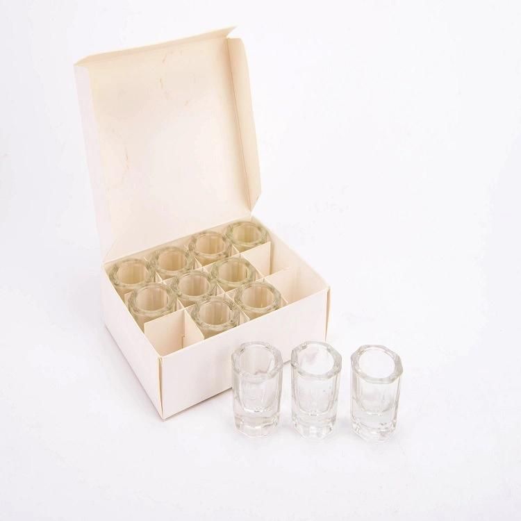 Octagonal Edge Cement Powder Mixing Cup Self-Setting Mixing Cup Glass Mixing Cup Oral Material Dental Octagonal Cup