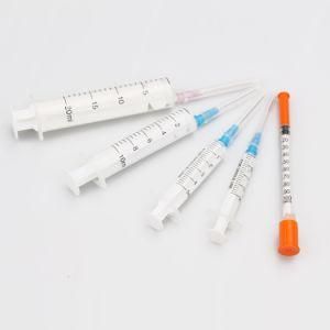 Insulin 3 Part Hypodermic Hand Feeding Needles and Syringes