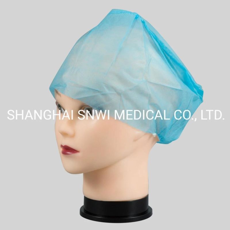 Disposable PP Non Woven Strip Bouffant Head Cover Hair Clip Cap