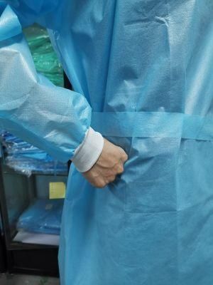 Non Woven Insulation Impervious Barrier Disposable Isolation Procedure Gown