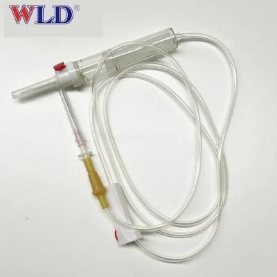 Blood Transfusion Set 150cm with Flushbulb and 18g Needle
