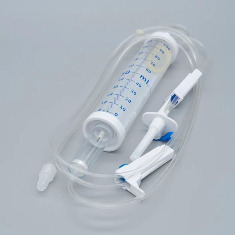 Medical Disposable 100ml 150ml IV Burette Infusion Set for Pediatric