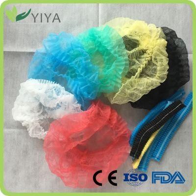 Disposable PP Non-Woven Strip/Mob/Clip Cap for Food Industry