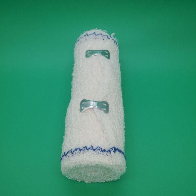 Medical Gauze Cotton Roll Crepe Elastic Absorbent Bandage for ISO Factory