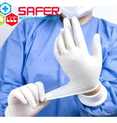 China Manufactures Medical Surgical Glove with Powdered