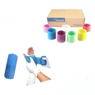 OEM Orthopedic Glass Fiber Casting Tape Waterproof Arm Cast Fiberglass Bandage Manufacturer Moldable Medical Cast