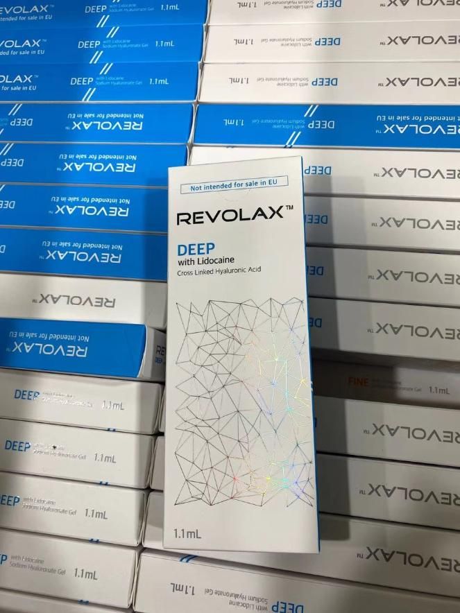 CE Marked Cross Link Korea Revolax Hyaluronic Acid Dermal Filler Deep 1ml Injection Wrinkle Remove