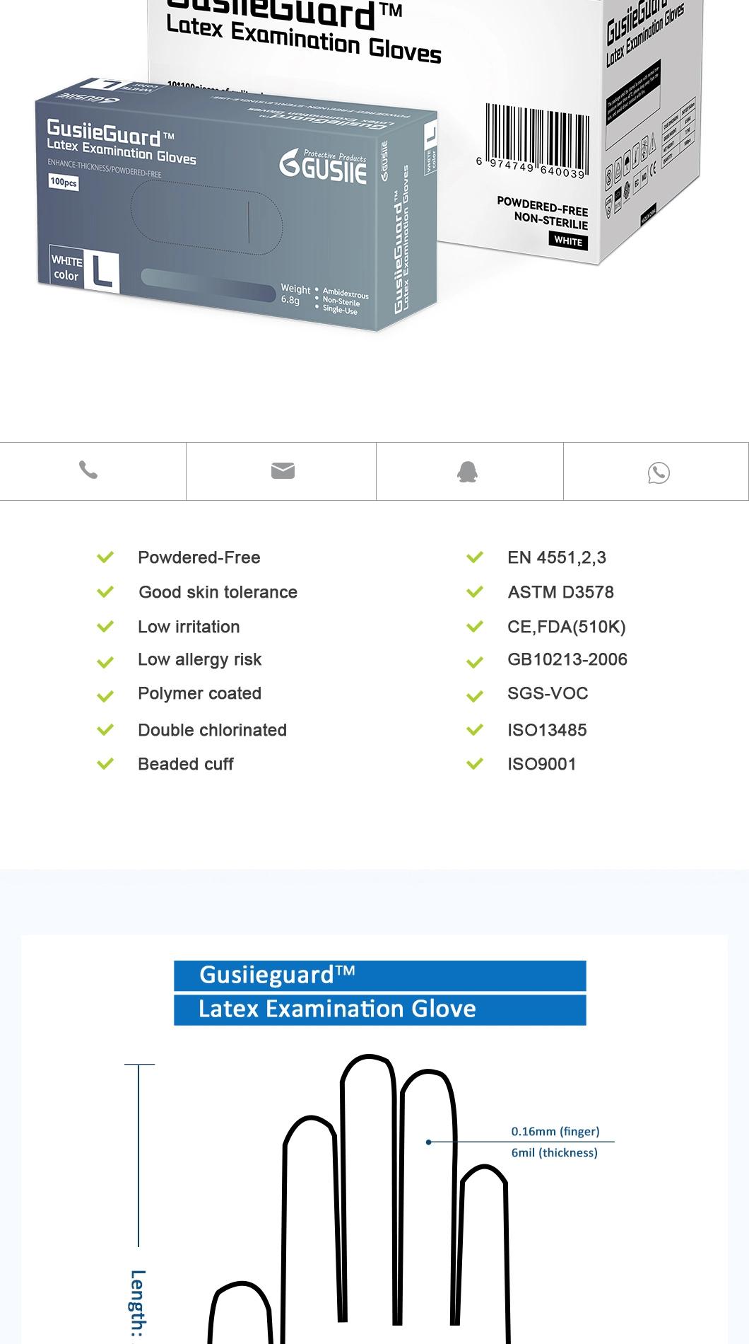 Direct Factory Powder-Free Disposable Medical Examination 100% Vinyl/Nitrile/Latex/Gloves