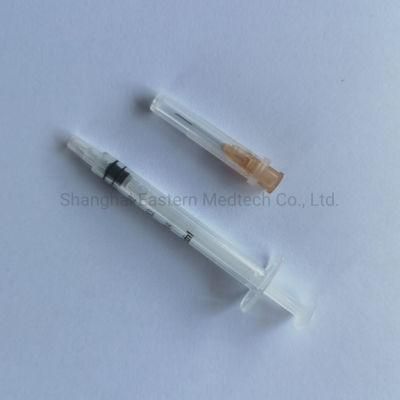 Disposable Eto Sterilized Auto Disable Vaccine Syringe 0.3ml with Mounted Needle
