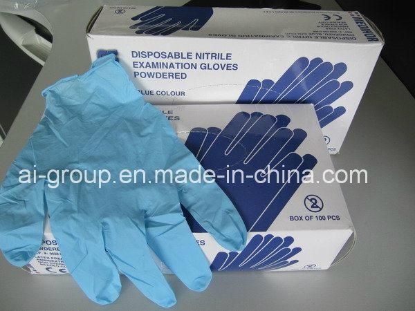 Black Disposable Powder Free Nitrile Gloves for Beauty, SPA, Tattoo and Nail Supplies
