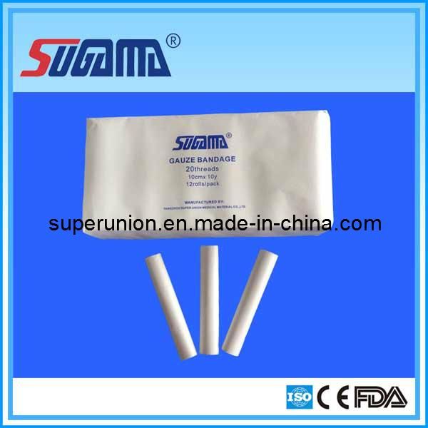 Medical Absorbent Cotton Gauze Bandage (10CMX5YARDS)