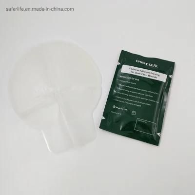 China Manufacturer Medical Emergency First Aid Chest Seal Chest Wound Cover for Gunshot Wounds Cover