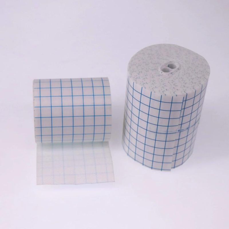 Surgical Adhesive Non Woven Clipped Tape Rolls Wound Dressing