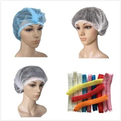 Nonwoven Disposable Bouffant /Mob Nurse Caps for Surgical Head Cover