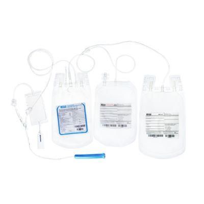 Wego Factory Supplier Disposable Triple Blood Bag Double Blood Bag Transfer Blood Bag 250ml 350ml 450ml 500ml with CE&ISO