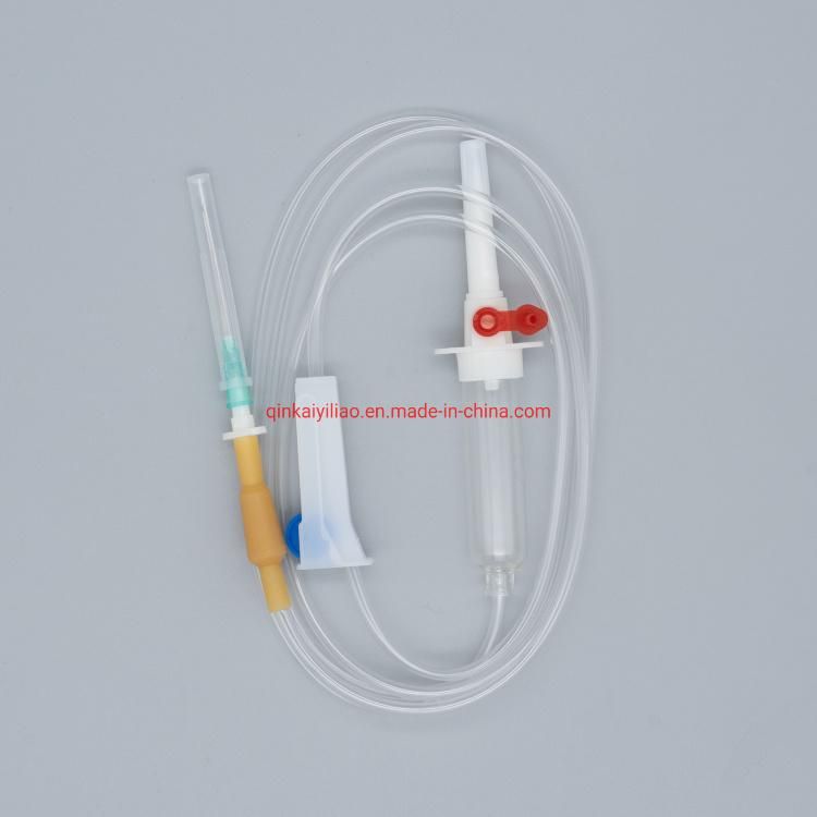150 Cm Tube Length Blood Disposable Infusion Set Vented with Y Injection Port