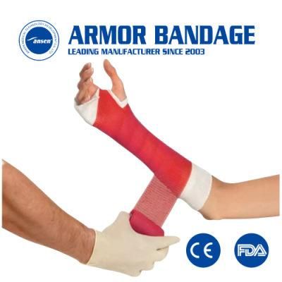 4inch Soft Waterproof Medical Polyester Orthopedic Casting Tape Fiberglass Bandage