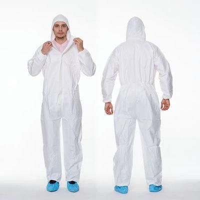 Disposable Non Woven Chemical Medical Protective Gown Coverall