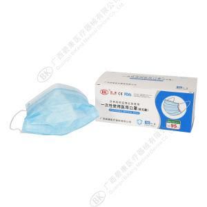 Certification Factory Wholesale 3 Ply Non Woven Disposable Medical Face Mask