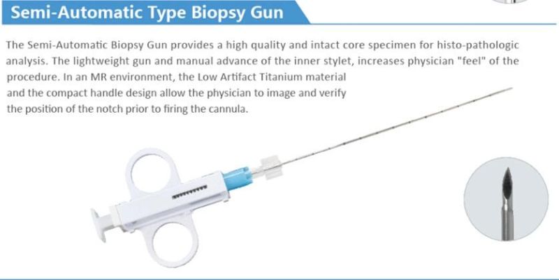 Single-Use Surgical Semi-Automatic Biopsy Needle