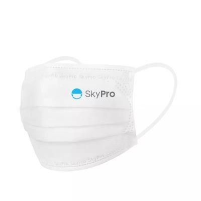 Custom Manufacture Non Woven Print Cartoon Anti Dust White Face Mask with Ear Loop