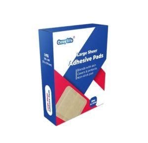 Fast Delivery 7days Ready Large Sheer Adhesive Band Aid Plaster Pads, Extra Patch Size 10PCS/Box