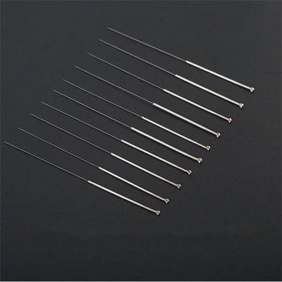 100PCS/Box Intradermal Painless Disposable Sterile Aluminum Foil Packing Alloy Handle Acupuncture Needles with CE Certificate
