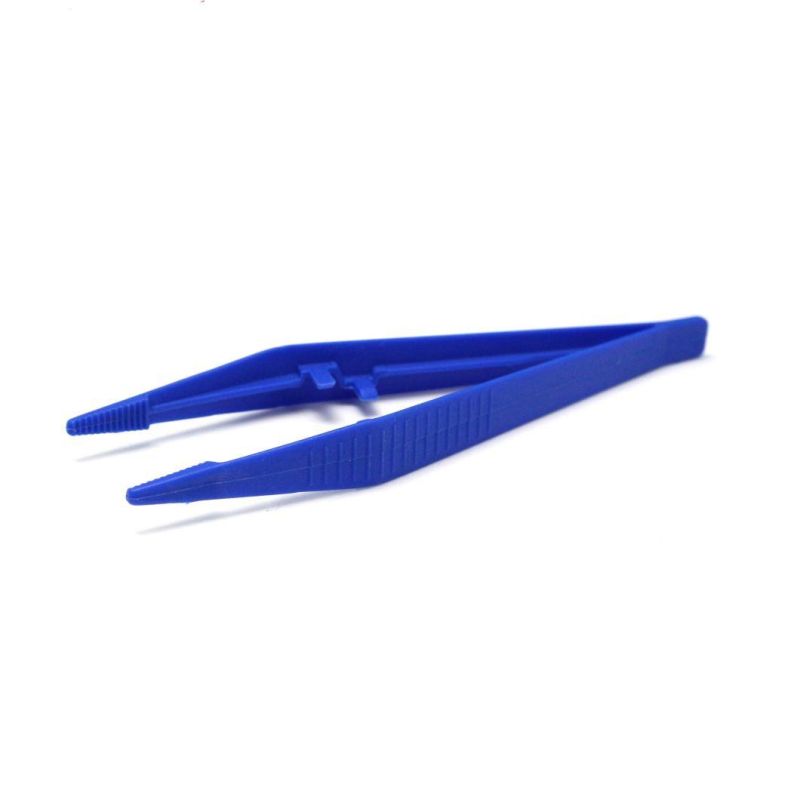 Hospital Medical Disposable Tweezers Plastic Forceps