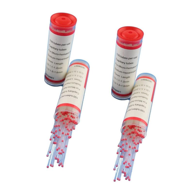 Laboratory Disposable Blue Micro Hematocrit Glass Capillary Tube