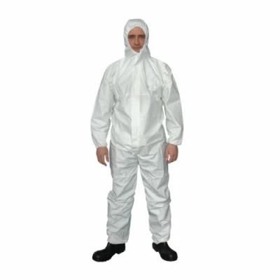 Surgical Supplies Materials Safety Clothes Type 5/6 Disposable Coverall with High Quality for Adult