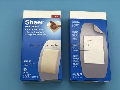 Sterile Medica Large Non-Stick Pad Sheer Bandage